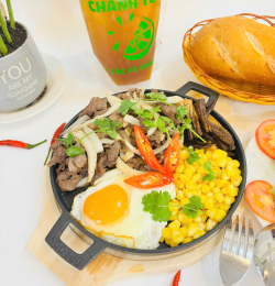 BÒ XÈO CHẢO NÓNG