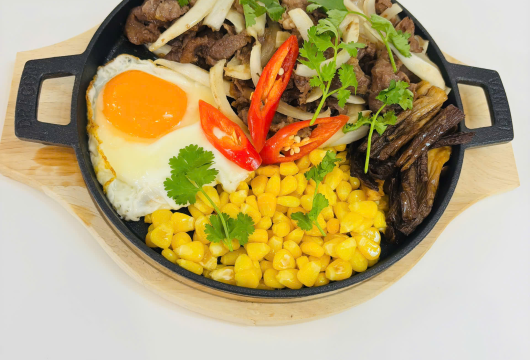 Bò xèo xèo